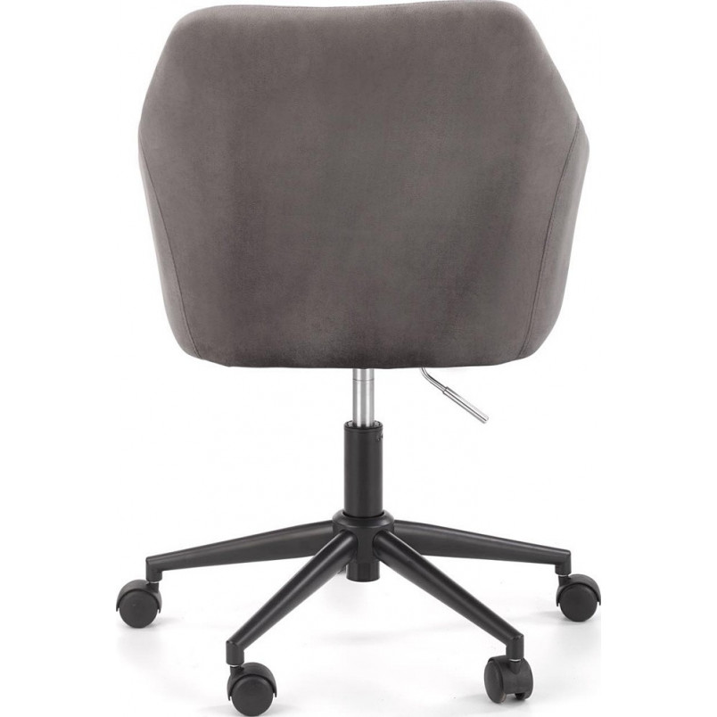 Krzesło Fresco Velvet Halmar - Szare, Ergonomiczne | Sklep meble