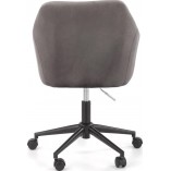 Krzesło Fresco Velvet Halmar - Szare, Ergonomiczne | Sklep meble