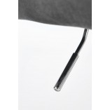 Krzesło Fresco Velvet Halmar - Szare, Ergonomiczne | Sklep meble