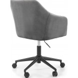 Krzesło Fresco Velvet Halmar - Szare, Ergonomiczne | Sklep meble