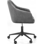 Krzesło Fresco Velvet Halmar - Szare, Ergonomiczne | Sklep meble