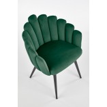 Krzesło welurowe K410 zielone Halmar | Komfortowy design