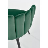 Krzesło welurowe K410 zielone Halmar | Komfortowy design