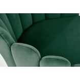 Krzesło welurowe K410 zielone Halmar | Komfortowy design