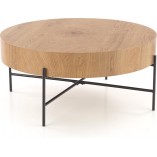 Stolik okrągły industrialny Brooklyn 80cm | Halmar
