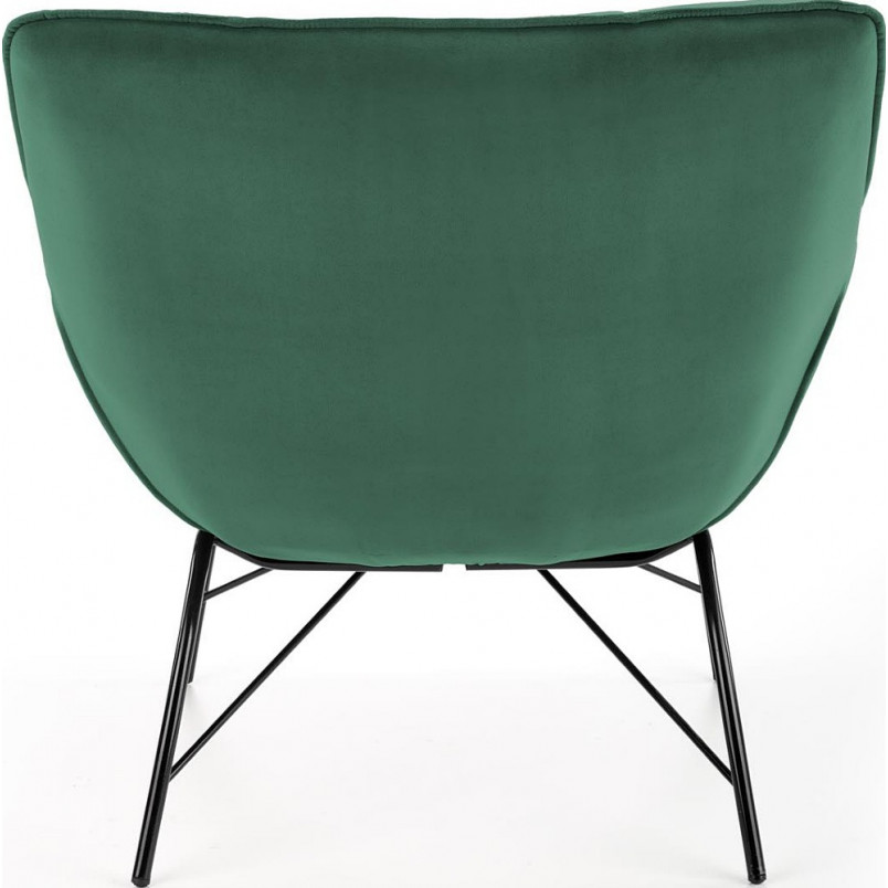 Fotel welurowy Belton Halmar - Zielony, Design | Komfort i styl