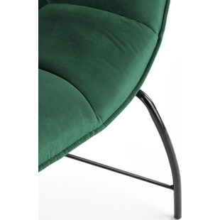 Fotel welurowy Belton Halmar - Zielony, Design | Komfort i styl
