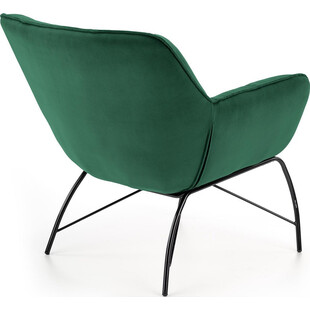 Fotel welurowy Belton Halmar - Zielony, Design | Komfort i styl