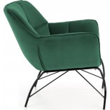 Fotel welurowy Belton Halmar - Zielony, Design | Komfort i styl