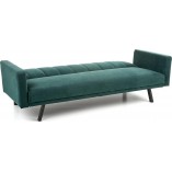 Sofa welurowa rozkładana Armando | Zielona sofa Halmar 192cm