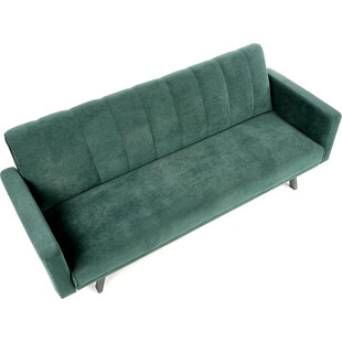 Sofa welurowa rozkładana Armando | Zielona sofa Halmar 192cm