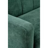 Sofa welurowa rozkładana Armando | Zielona sofa Halmar 192cm