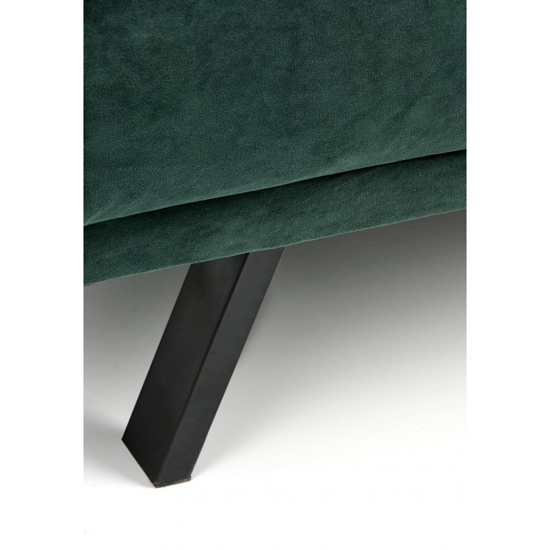 Sofa welurowa rozkładana Armando | Zielona sofa Halmar 192cm