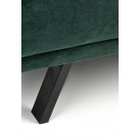 Sofa welurowa rozkładana Armando | Zielona sofa Halmar 192cm