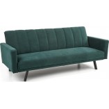 Sofa welurowa rozkładana Armando | Zielona sofa Halmar 192cm