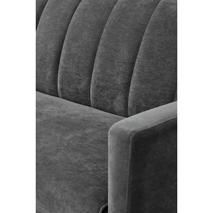 Sofa welurowa rozkładana Armando | Halmar - Szara 192cm