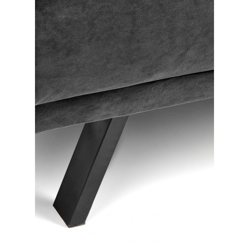 Sofa welurowa rozkładana Armando | Halmar - Szara 192cm