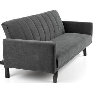 Sofa welurowa rozkładana Armando | Halmar - Szara 192cm