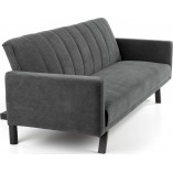 Sofa welurowa rozkładana Armando | Halmar - Szara 192cm