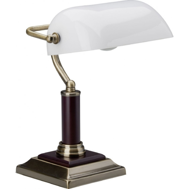 Lampa biurkowa Bankierska Mosiądz | Brilliant - Retro Design