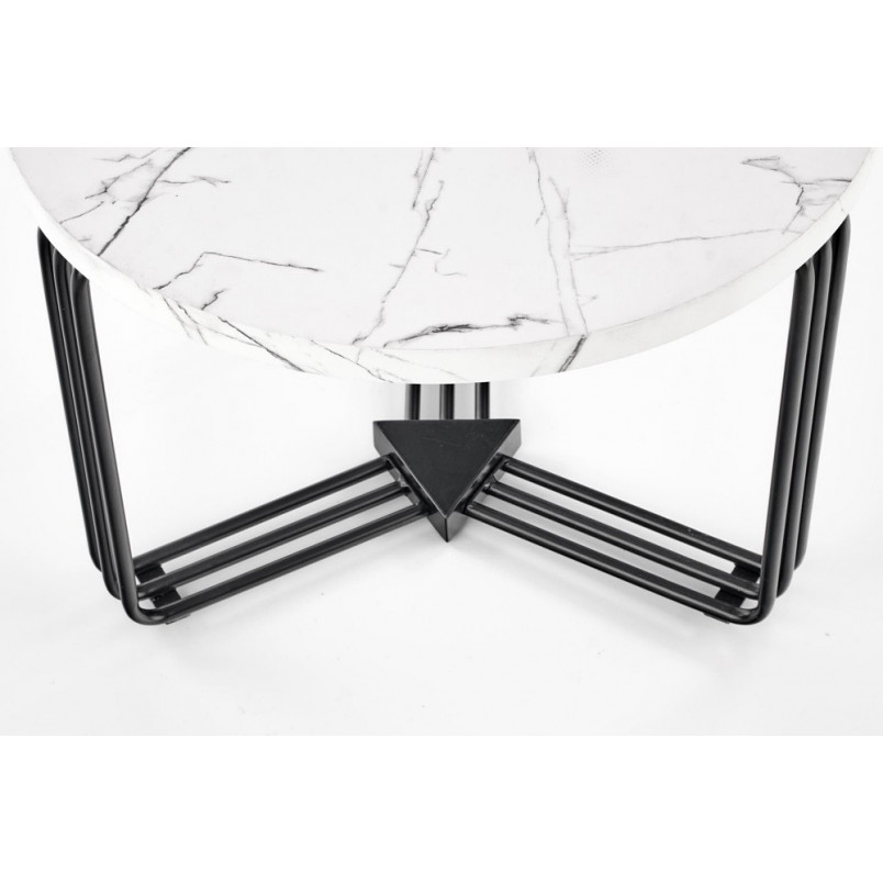 Stolik kawowy Antica biały marmur - Halmar | Okrągły, 55cm