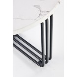 Stolik kawowy Antica biały marmur - Halmar | Okrągły, 55cm