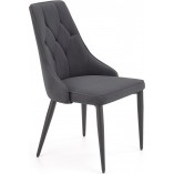 Krzesło welurowe pikowane K365 Halmar - Stylowy design w przystępnej cenie