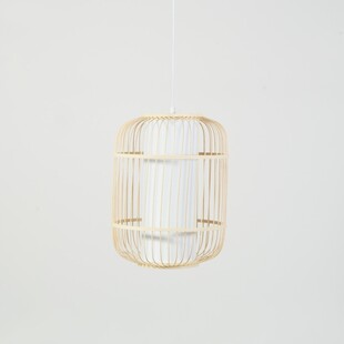 Lampa wisząca bambusowa Boho Bones | Naturalny design Brilliant