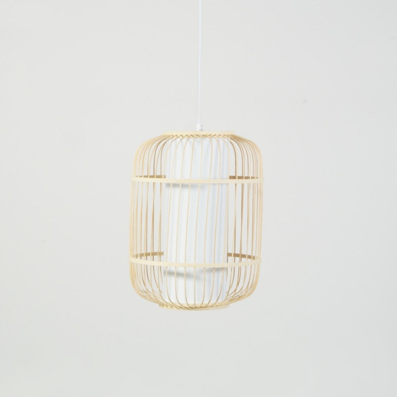 Lampa wisząca bambusowa Boho Bones | Naturalny design Brilliant
