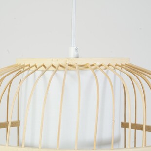 Lampa wisząca bambusowa Boho Bones | Naturalny design Brilliant