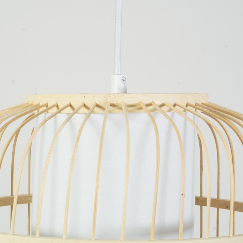 Lampa wisząca bambusowa Boho Bones | Naturalny design Brilliant
