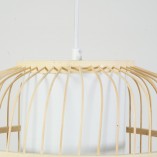 Lampa wisząca bambusowa Boho Bones | Naturalny design Brilliant