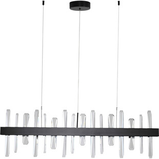 Podłużna lampa wisząca kryształowa Arctic LED 100 czarna marki Step Into Design
