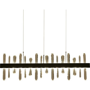 Lampa Kryształowa Arctic LED 100cm Czarna | Step Into Design