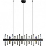 Lampa Kryształowa Arctic LED 100cm Czarna | Step Into Design