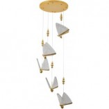 Lampa wisząca Bee V złota LED | Step Into Design