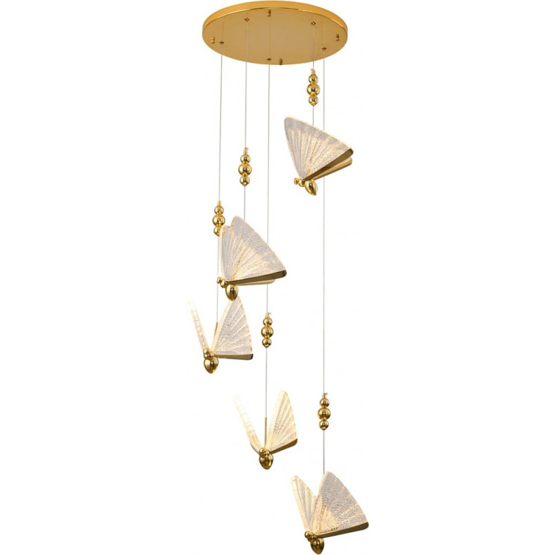 Lampa wisząca Bee V złota LED | Step Into Design