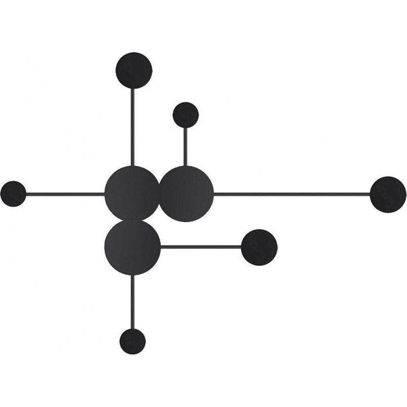 Kinkiet LED Clex VI czarny | Step Into Design
