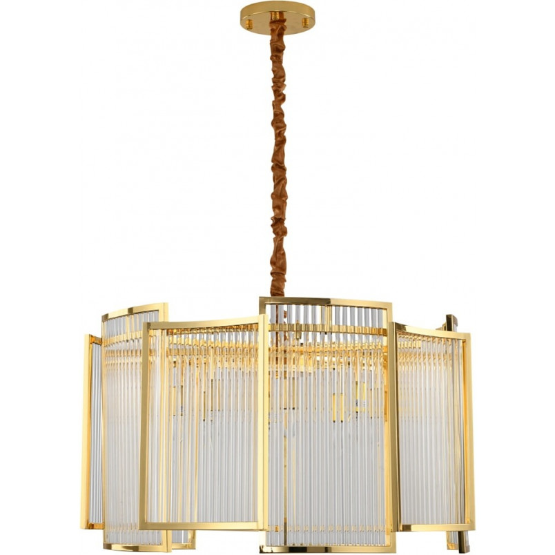 Lampa wisząca kryształowa Imperio 80cm złota - Step In Design