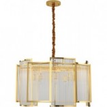 Lampa wisząca kryształowa Imperio 80cm złota - Step In Design