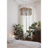 Lampa wisząca kryształowa Imperio 80cm złota - Step In Design
