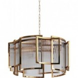 Lampa wisząca kryształowa Imperio 80cm złota - Step In Design
