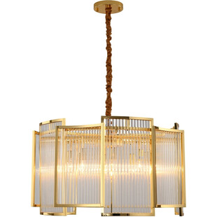 Lampa wisząca kryształowa Imperio 80cm złota - Step In Design