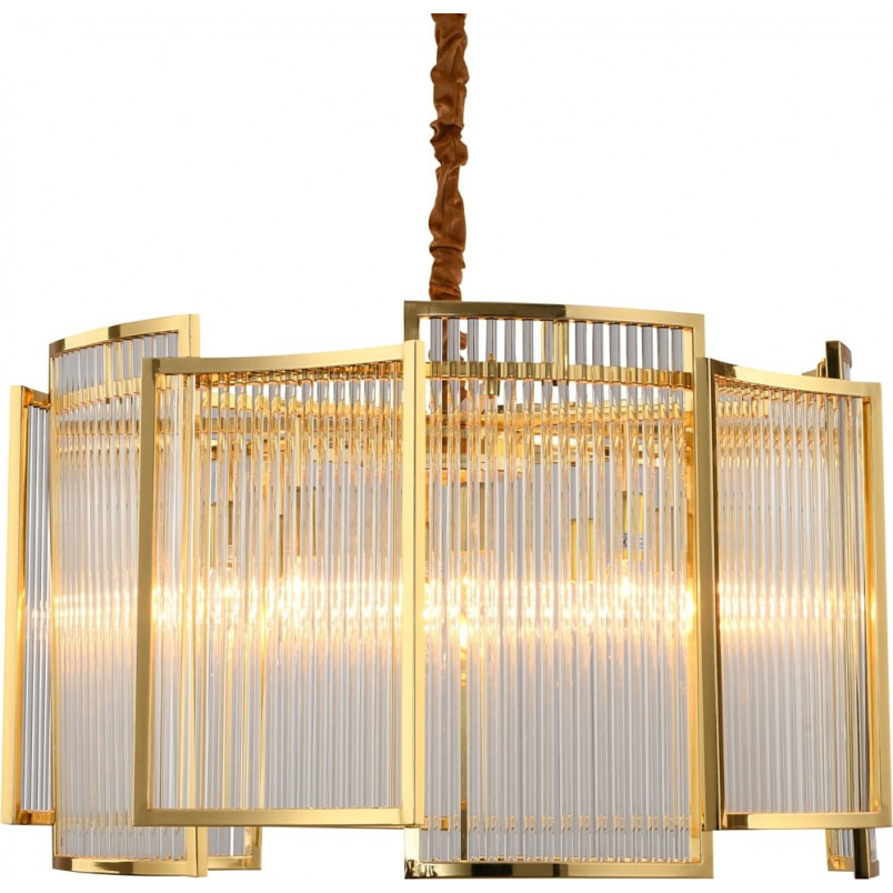 Lampa wisząca kryształowa Imperio 80cm złota - Step In Design