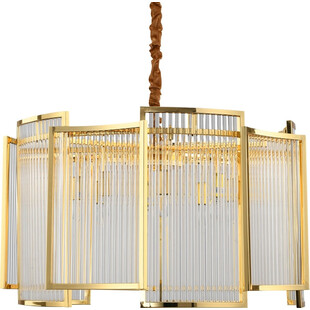 Lampa wisząca kryształowa Imperio 80cm złota - Step In Design