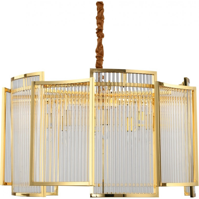 Lampa wisząca kryształowa Imperio 80cm złota - Step In Design