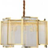 Lampa wisząca kryształowa Imperio 80cm złota - Step In Design