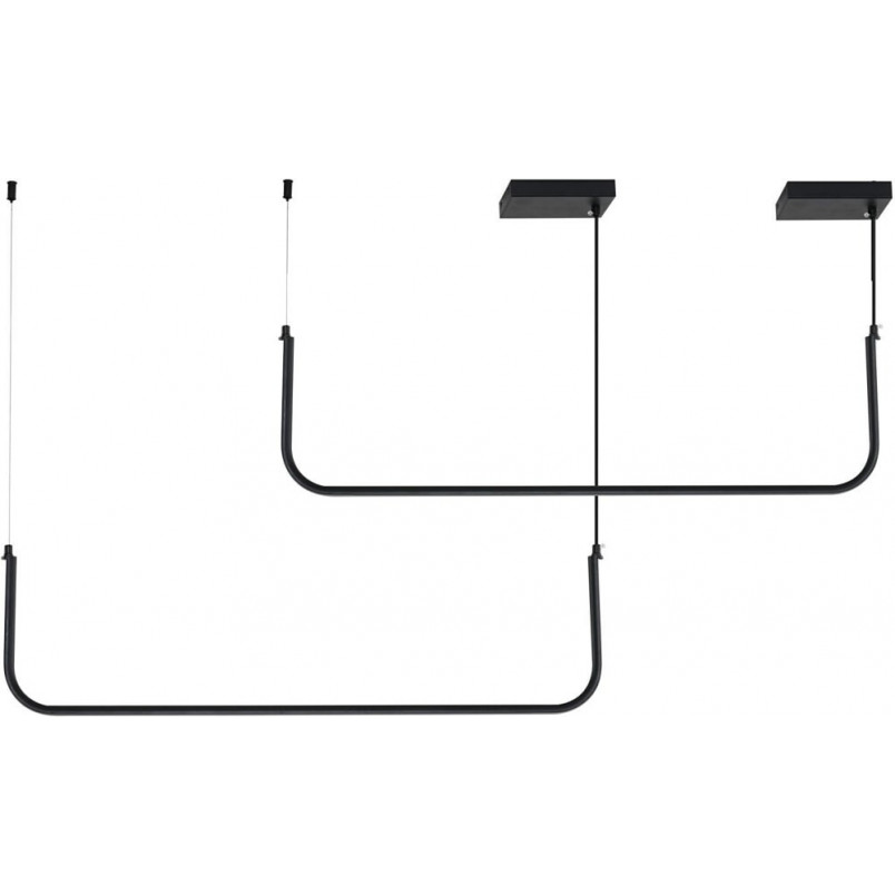 Lampa wisząca LED Minima II czarna 80cm - Step Design