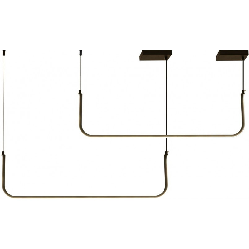 Lampa wisząca LED Minima II czarna 80cm - Step Design