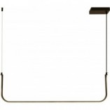 Lampa wisząca LED Minima II czarna 80cm - Step Design